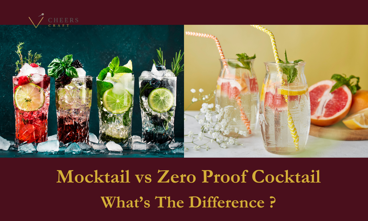 Mocktail vs Zero Proof Cocktail
