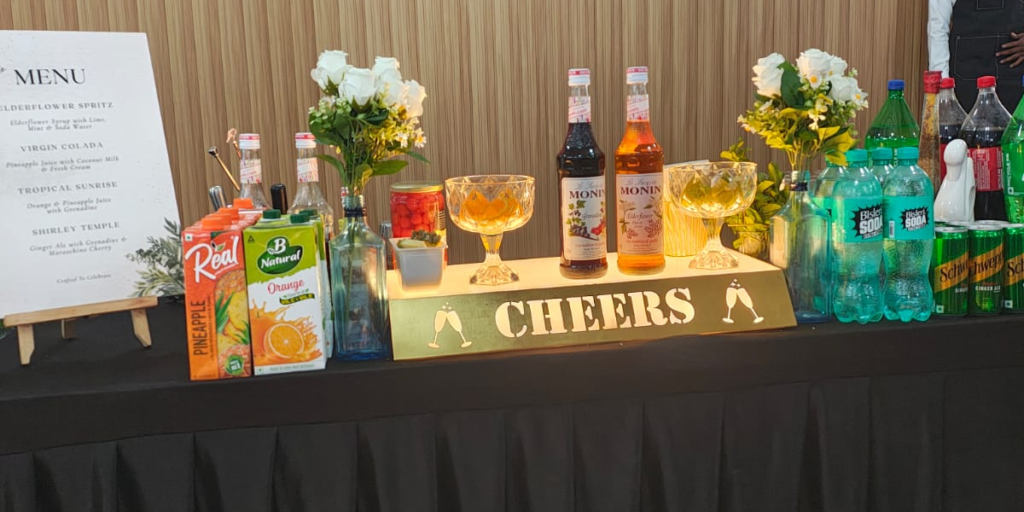image of bartending service done from a corporate events